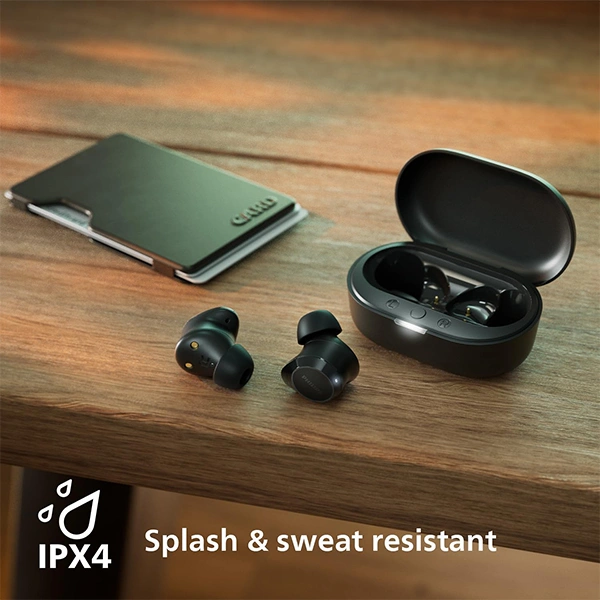 Philips Audio TAT1209BK True Wireless Earbuds - White - White