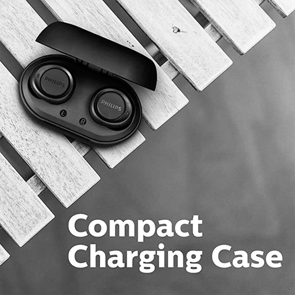 Philips Audio TAT1215 Wireless Earbuds - Black