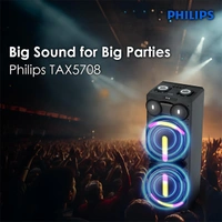 Philips Audio TAX5708 Bluetooth Party Speaker with Dynamic Bass Boost & Karaoke (400W Max Output)