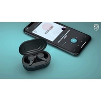 Philips Audio TWS TAT1207BK True Wireless Earbuds with IPX4 Water Resistance