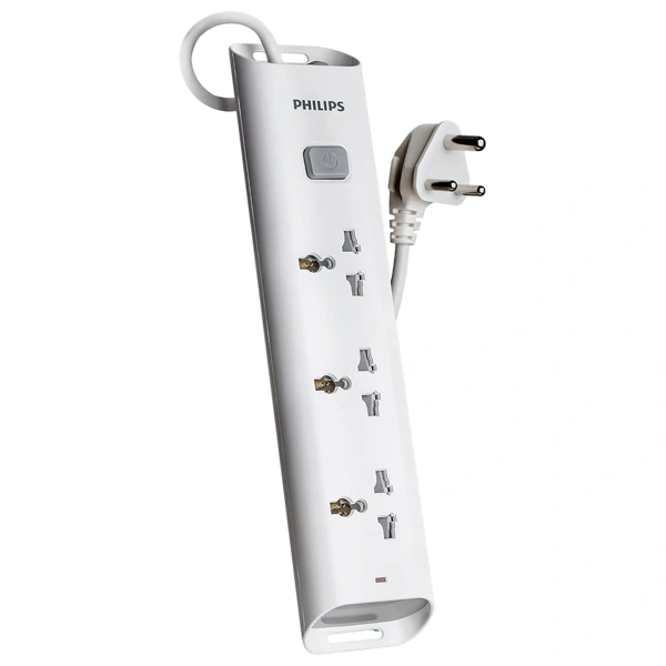 Philips CHP2432W Power Strips with 3 Universal Socket - 1.4M