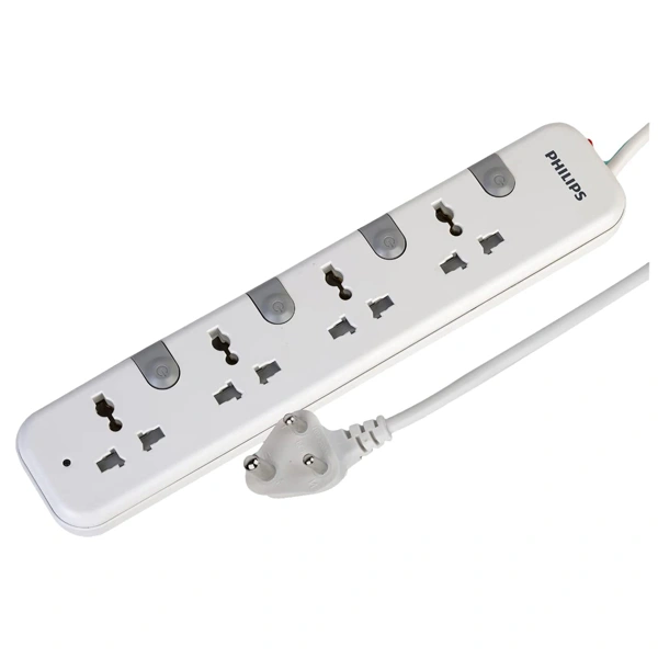 Philips CHP3441W Power Strips with 4 Universal Socket - 1.4M