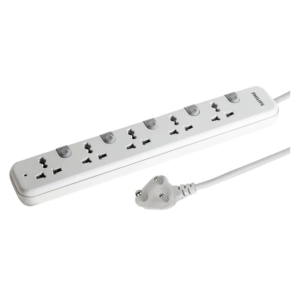 Philips CHP3451W Power Strips with 5 Universal Socket - 1.4M