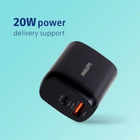 Philips DLP4326C Dual USB Fast Charging Wall Charger