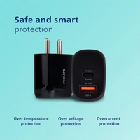Philips DLP4326C Dual USB Fast Charging Wall Charger