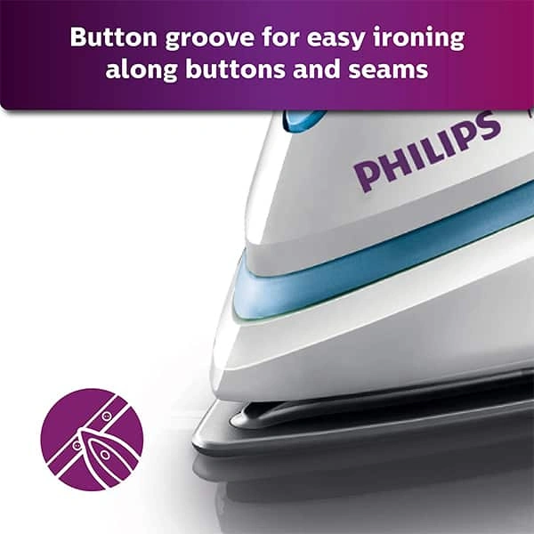 Philips GC1920/28 1440-Watt Non-Stick Steam Iron - Pink - Pink