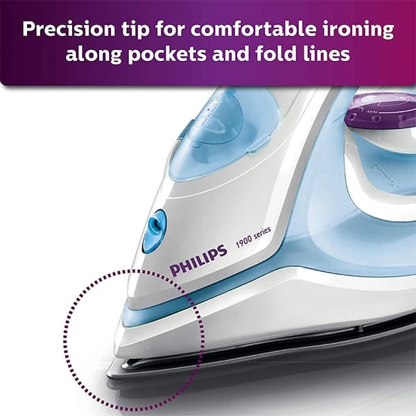 Philips GC1920/28 1440-Watt Non-Stick Steam Iron - Pink - Pink