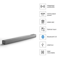 Philips HTL1045/94 With HDMI ARC 45W Bluetooth Soundbar