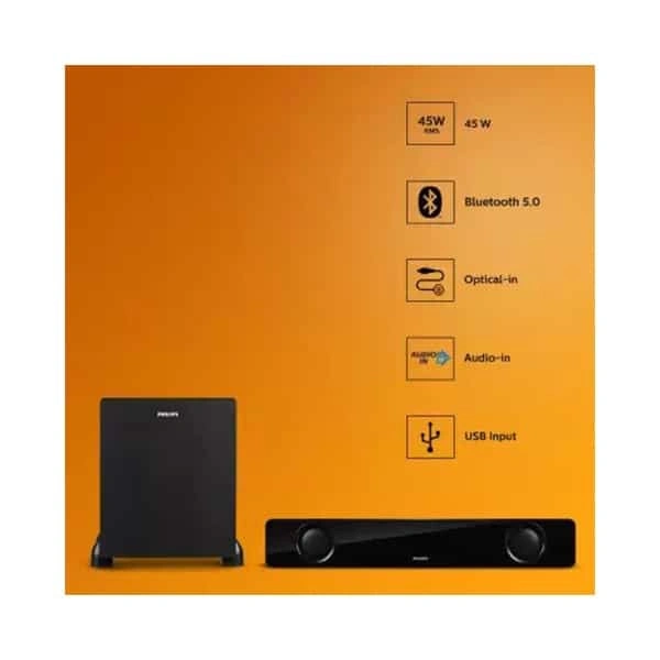 Philips HTL1046/94 45 W Bluetooth Soundbar