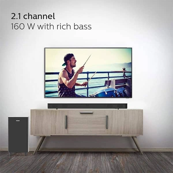 Philips HTL8162 2.1CH 160W Bluetooth Soundbar
