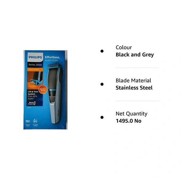 Philips Series 3000 BT3102/15 Beard Trimmer For Men