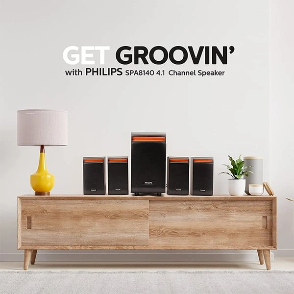 Philips SPA8140B/94 40W Multimedia Speaker System