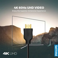 Philips SWV5551/40 High Speed HDMI 2.0 Cable with Ethernet - 5M