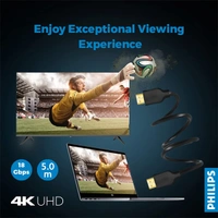 Philips SWV5551/40 High Speed HDMI 2.0 Cable with Ethernet - 5M