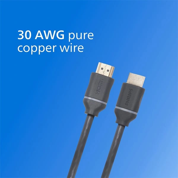 Philips SWV5630G 4K UHD HDMI Cable - 3M