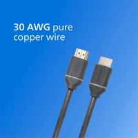 Philips SWV5650G High Speed HDMI 2.0 Cable with Ethernet - 5M