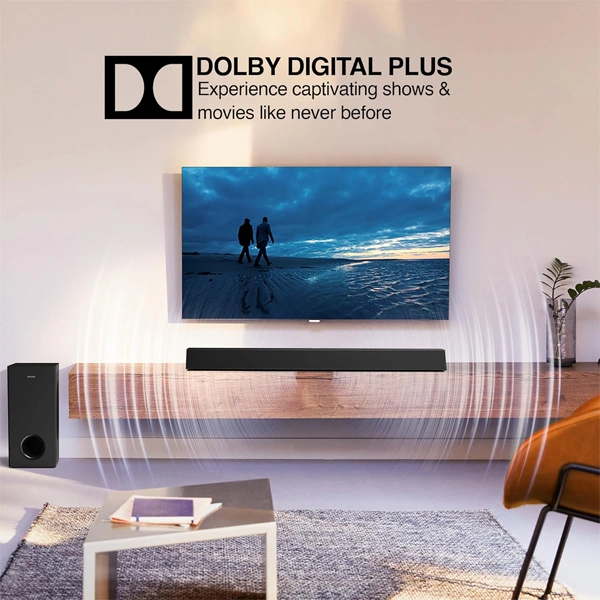 Philips TAB7007 2.1 CH 240W Dolby Digital Plus Bluetooth Soundbar