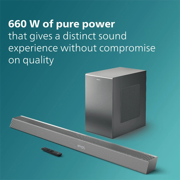 Philips TAB8947/94 660W Bluetooth Soundbar
