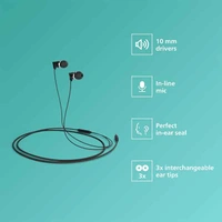 Philips TAE1136 Wired Earphones with built in Mic
