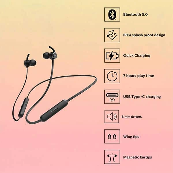 Philips TAE1205 Bluetooth Neckband
