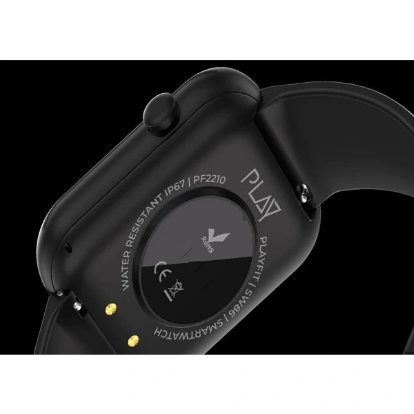 Play PLAY DIAL 3 Full Touch Smart Watch - Grey - Grey