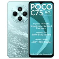 POCO C75 5G Android Phone (4GB RAM, 64GB Storage) - Enchanted Green - Enchanted Green