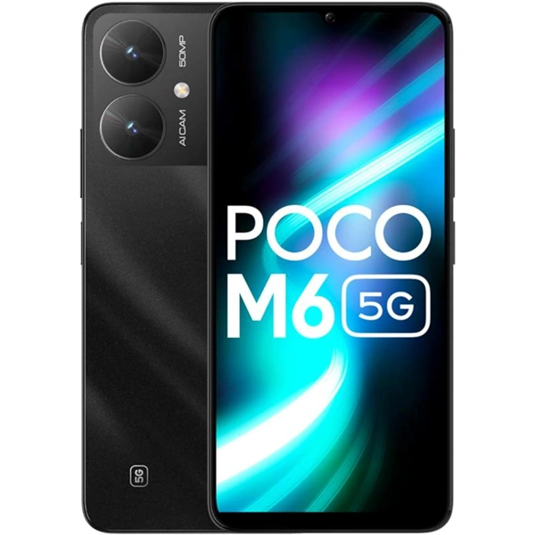 POCO M6 5G Android Mobile - 64 GB, Galactic Black