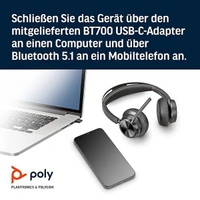 Poly Voyager Focus 2 UC USB-C Headphones