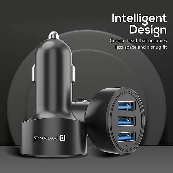 Portronics 17W Car Power 12 Car Charger