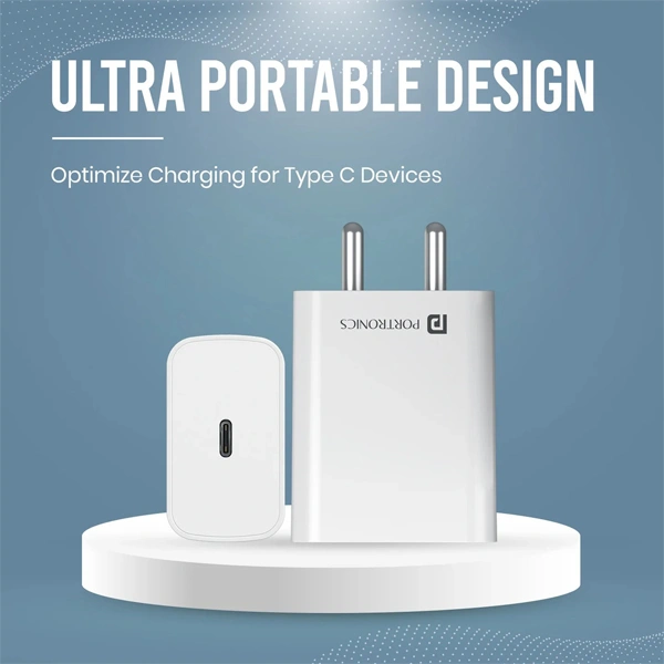 Portronics Adapto 25 Pro 25W Wall Charger