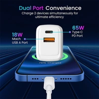Portronics Adapto 65 Plus 65 W GaN Charger Adapter
