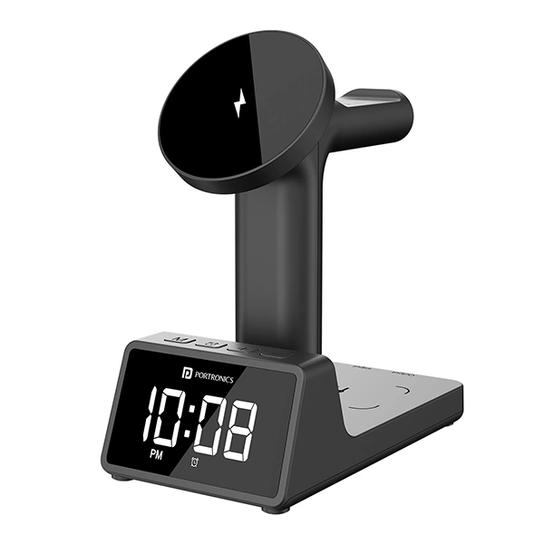 Portronics Bella 2 3 in 1 15W Magnetic Wireless Charging Station