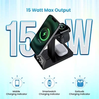 Portronics Bella 2 3 in 1 15W Magnetic Wireless Charging Station