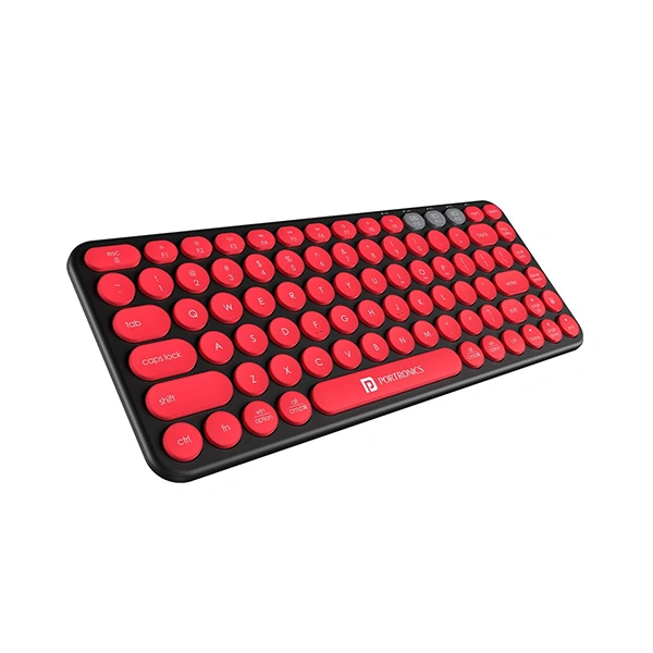 Portronics Bubble 2.0 Wireless Keyboard - Black - Black