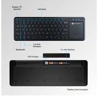 Portronics Bubble Pro Wireless Keyboard with Touchpad