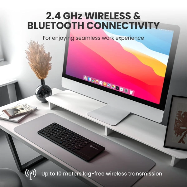 Portronics Bubble Pro Wireless Keyboard with Touchpad