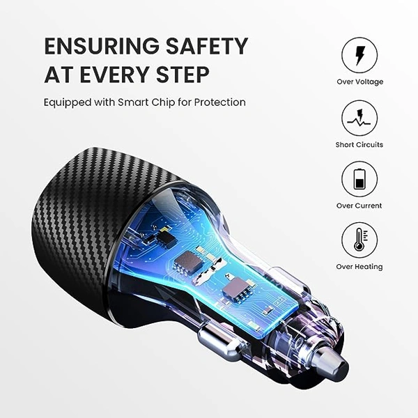 Portronics Car Power 17 Car Charger