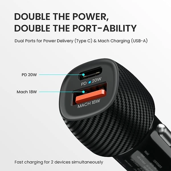 Portronics Car Power 17 Car Charger