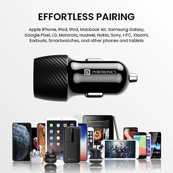 Portronics Car Power 17 Car Charger