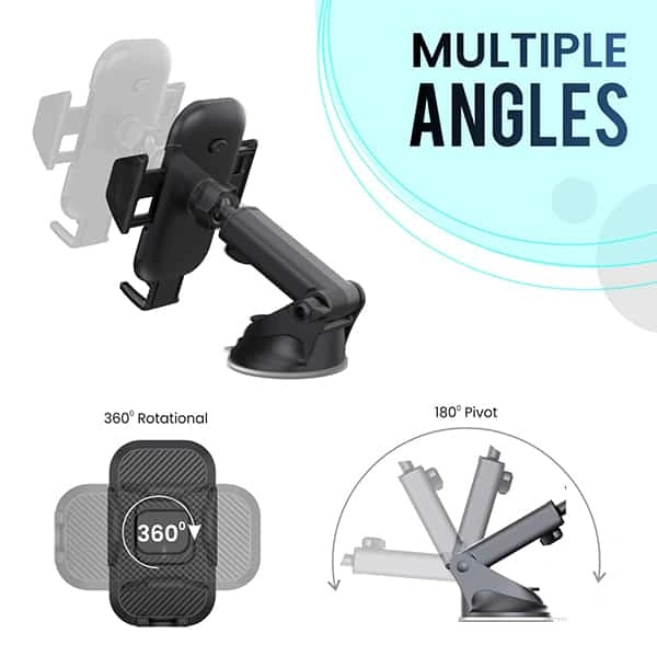 Portronics Clamp M Car Mobile Holder