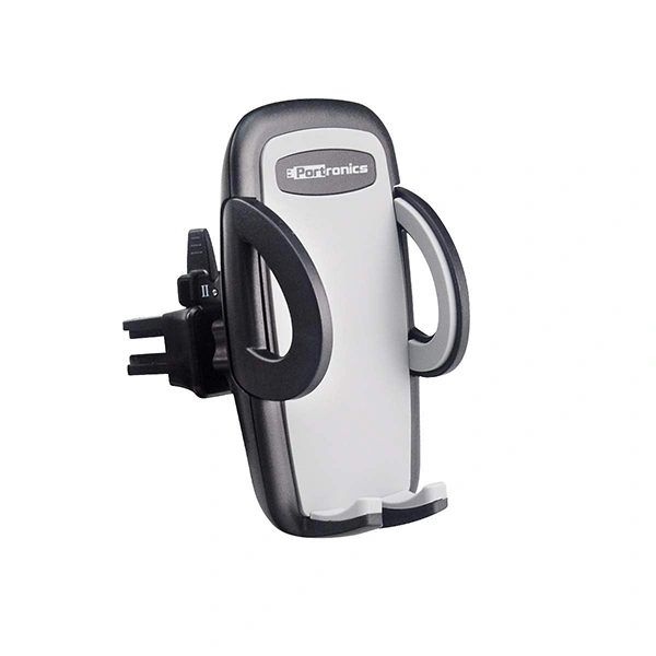 Portronics CLAMP X Car-Vent Mobile Holder 360 Degree Rotational - Grey