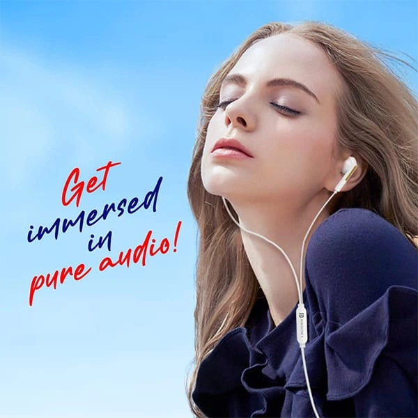 Portronics Conch 110 in Ear Wired Earphones with Mic