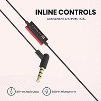 Portronics Conch 70 in-Ear Wired Earphone with Mic - White - White