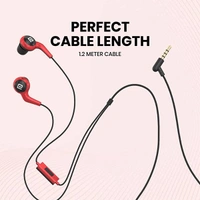 Portronics Conch 70 in-Ear Wired Earphone with Mic - White - White
