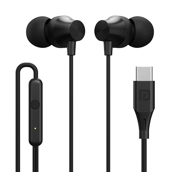 Portronics Conch Beat A in Ear Wired Earphones - Black - Black