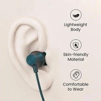 Portronics Conch Beat A in Ear Wired Earphones - Red - Red