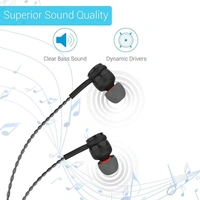 Portronics Conch Gama in-Ear Wired Earphone - Red - Red