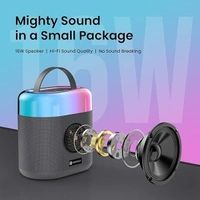 Portronics Dash 3 16W Bluetooth Speaker with Wireless Karaoke Mic