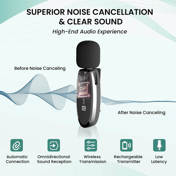 Portronics Dash 7 Wireless Microphone