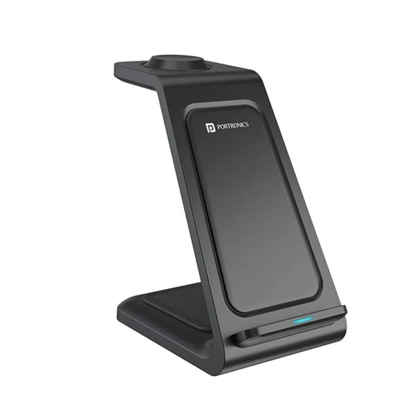Portronics Freedom 33 3-in-1 Desktop Wireless Charger